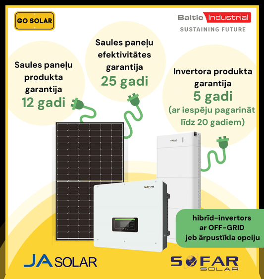 SOFAR Solar + JA Solar (OFF-GRID komplekts)